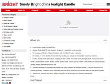 Tablet Screenshot of china-candles.com